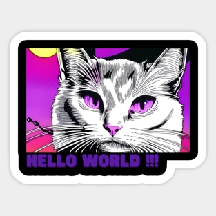 Meowsterpiece | Cat Lovers Sticker